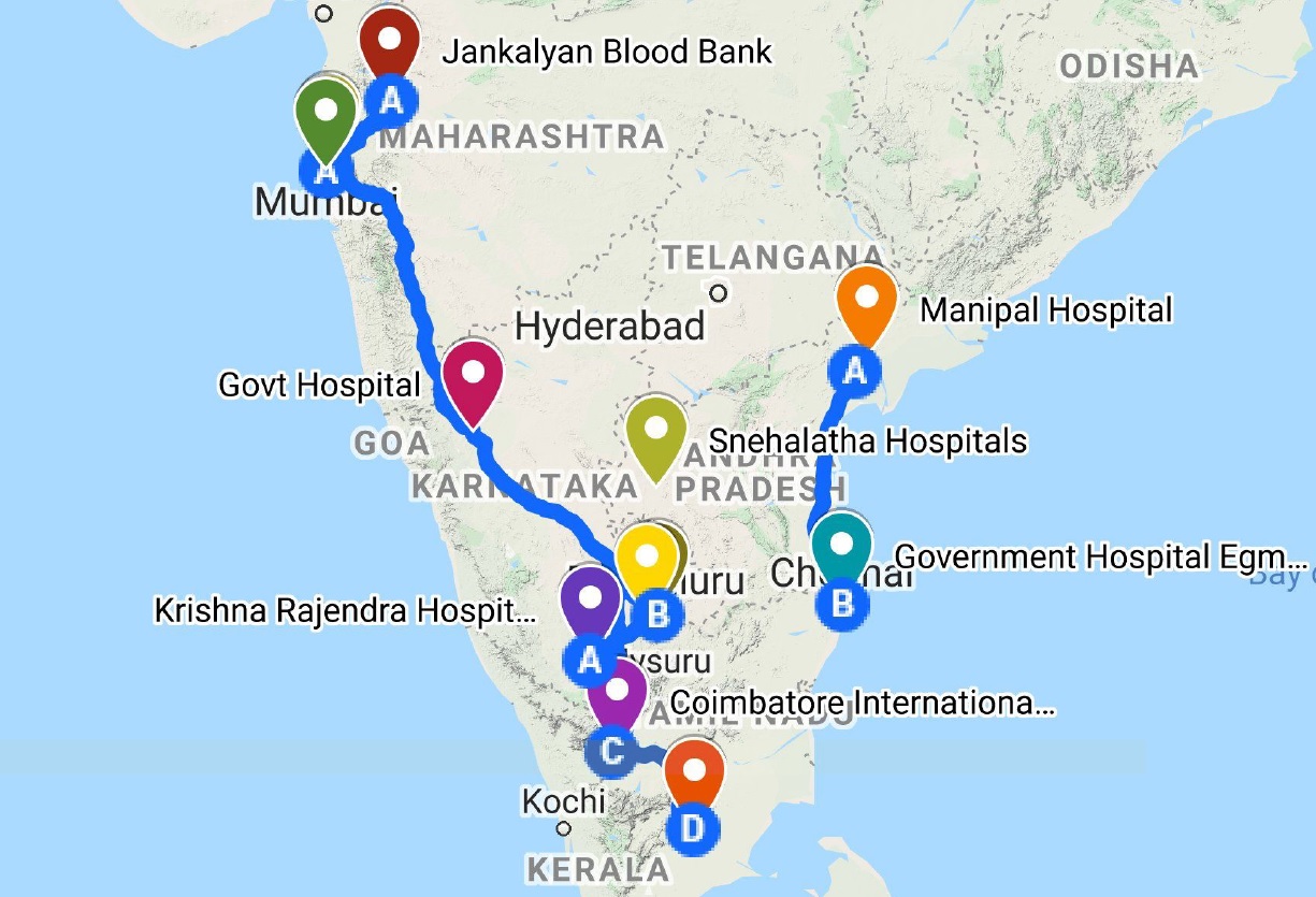 Bombay blood group transfers